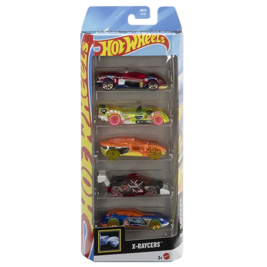 Hot Wheels X Raycers db os kisautó szett es méretarány Mattel