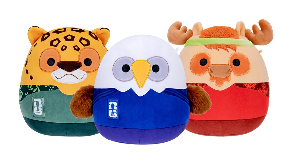 A Jazwares FIFA 2026 VB Squishmallows plüssfigurák igazán menők