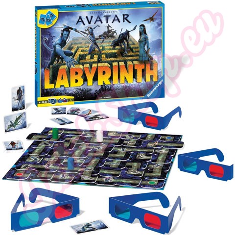 avatar 3d labirintus társasjáték