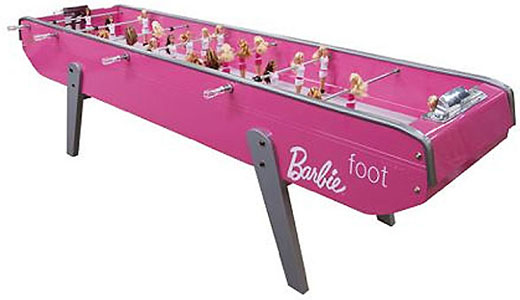 Barbie asztali foci