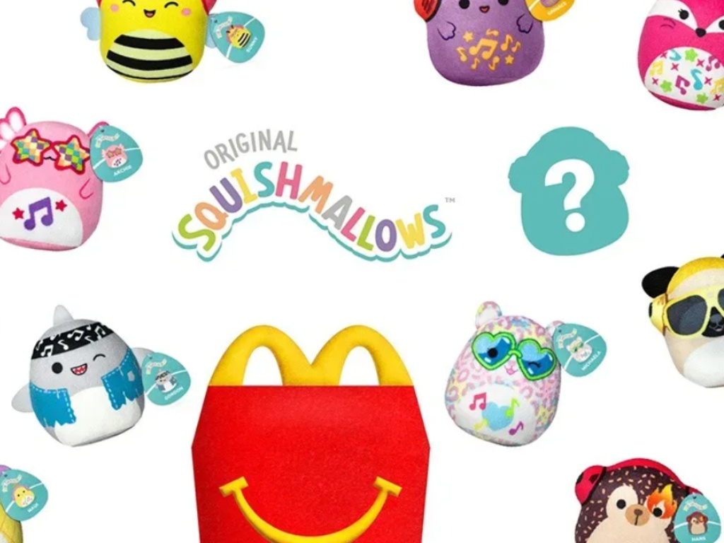 Vegyél Squishmallows-t a McDonald’s Happy Meal menüvel.