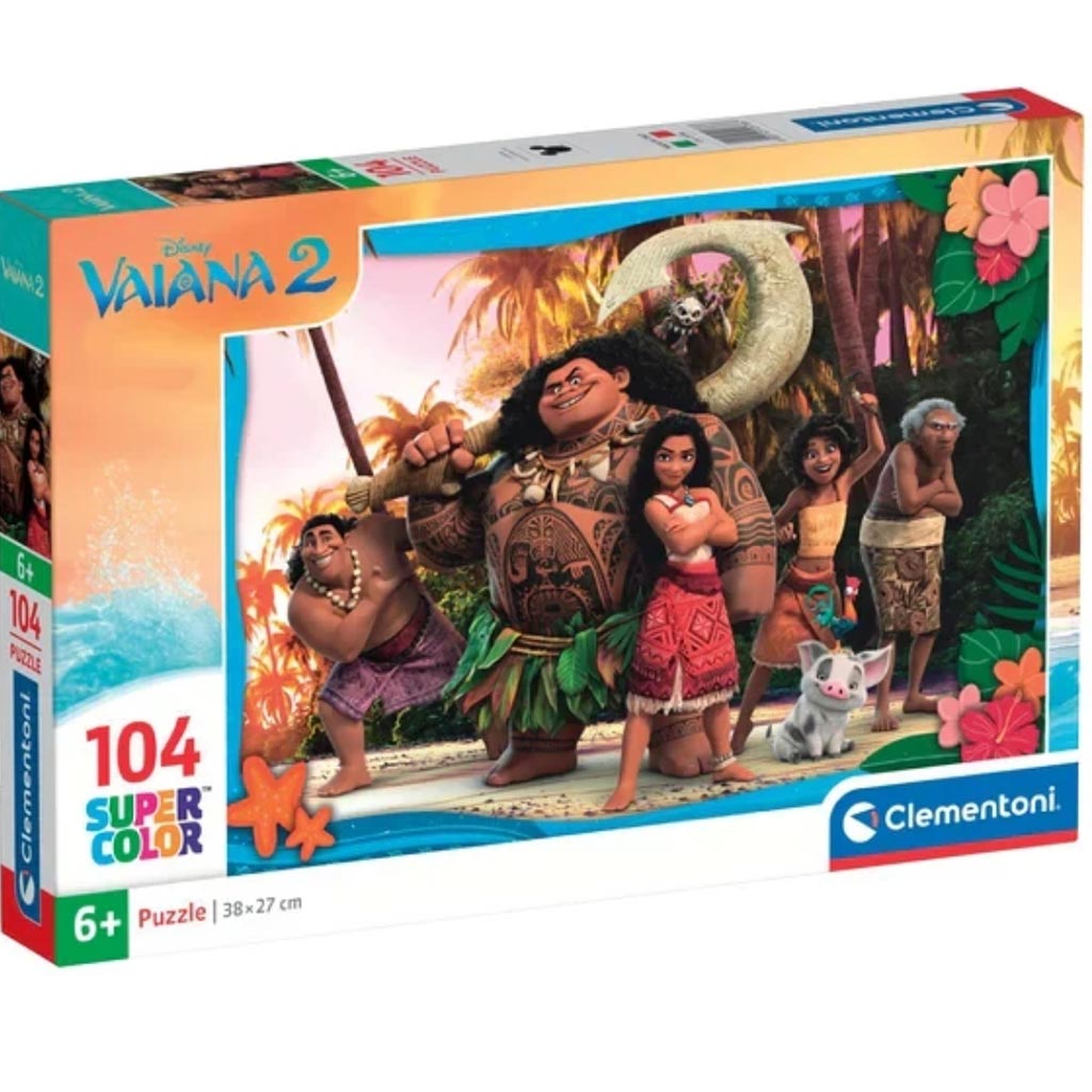 Disney Vaiana 2 104db-os Supercolor puzzle - Clementoni vásárlás a ...