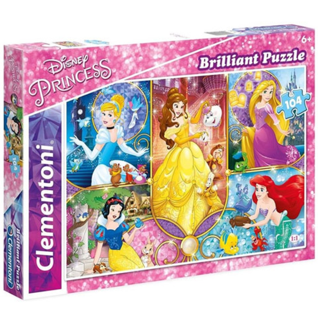Disney hercegnők 104 db-os puzzle - Clementoni vásárlás a Játékshopban