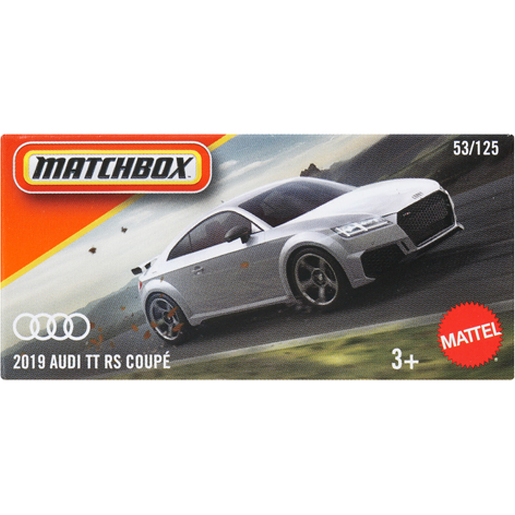 Voiture Miniature Matchbox Audi TT RS Coupé 2019 - Échelle 1:64 - Occasion