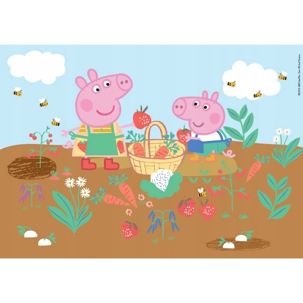 Peppa malac 30 db-os Supercolor puzzle - Clementoni vásárlás a Játékshopban