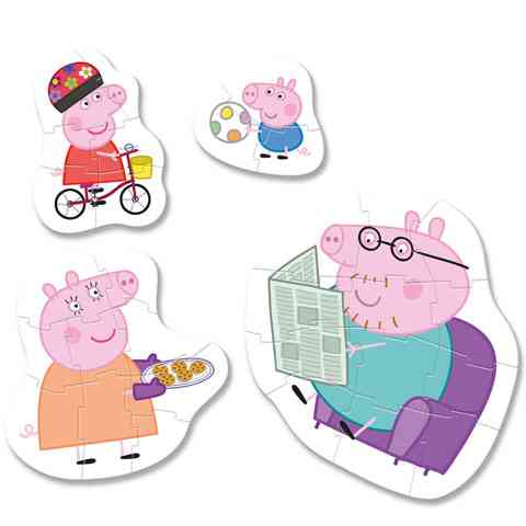 Peppa malac 4 az 1-ben puzzle szett -Clementoni vásárlás a Játékshopban