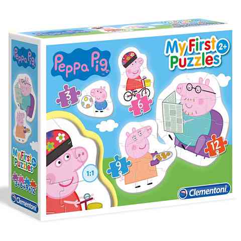 Peppa malac 4 az 1-ben puzzle szett -Clementoni vásárlás a Játékshopban