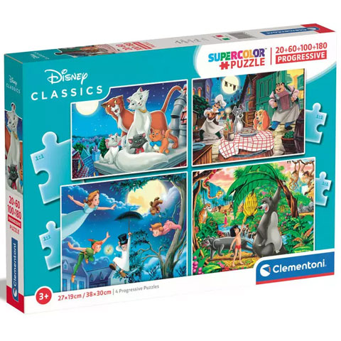 Disney klasszikusok Supercolor 4 az 1-ben puzzle - Clementoni vásárlás ...