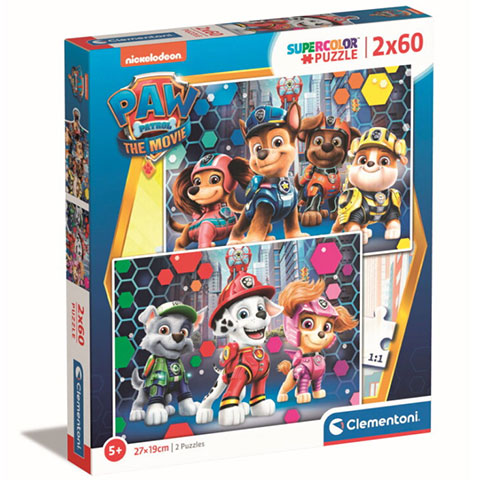 Mancs őrjárat A film Supercolor 2 az 1-ben puzzle 2x60db-os ...