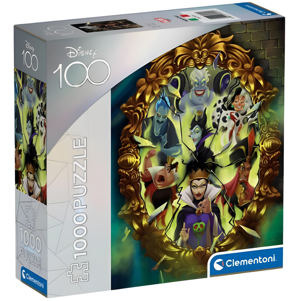 Disney 100 A Disney gonoszai 1000 db-os puzzle - Clementoni vásárlás a ...