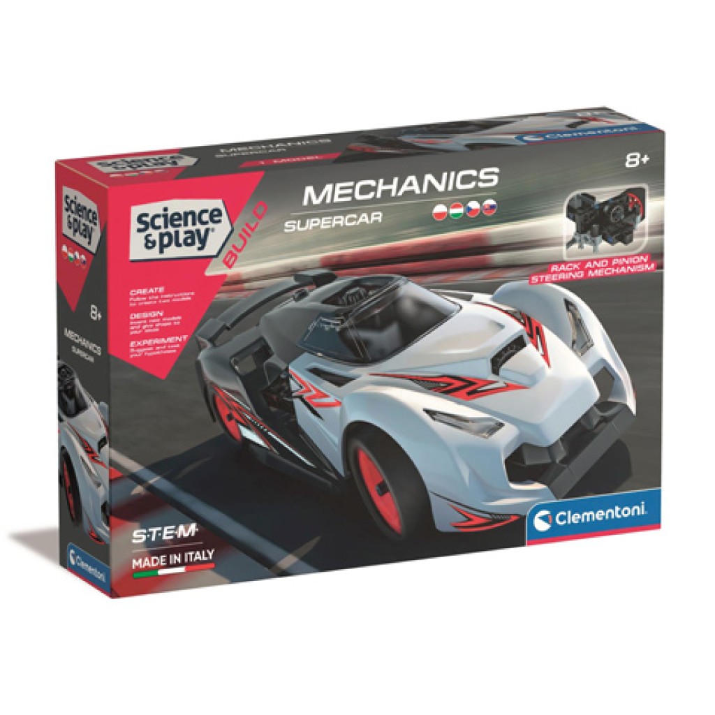 Science & Play Mechanics szerelhető verseny autó - Clementoni vásárlás ...