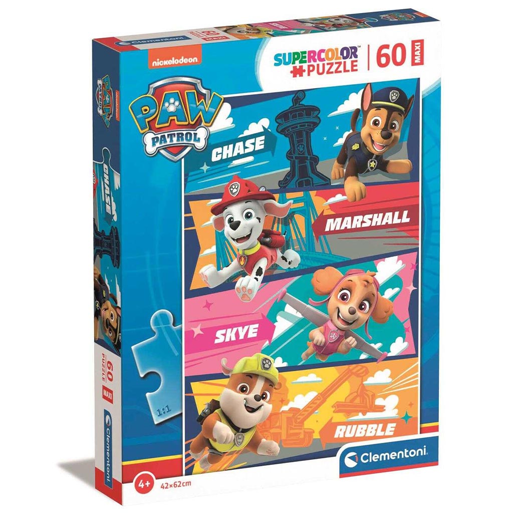 Mancs Őrjárat A szuperhős kutyik 60 db-os maxi supercolor puzzle ...