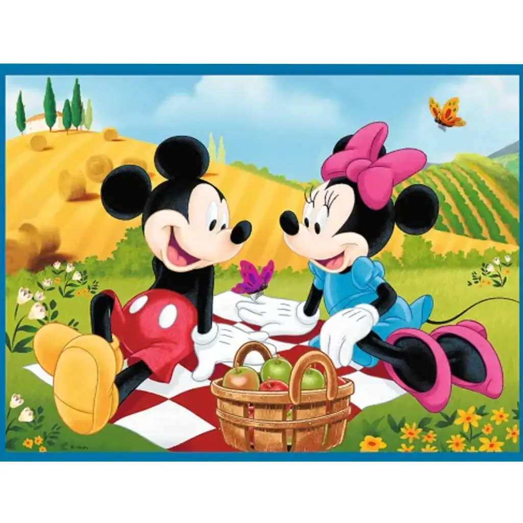 Disney: Mickey és Minnie puzzle és memóriakártya 2 az 1-ben szett - Trefl - 2. kép