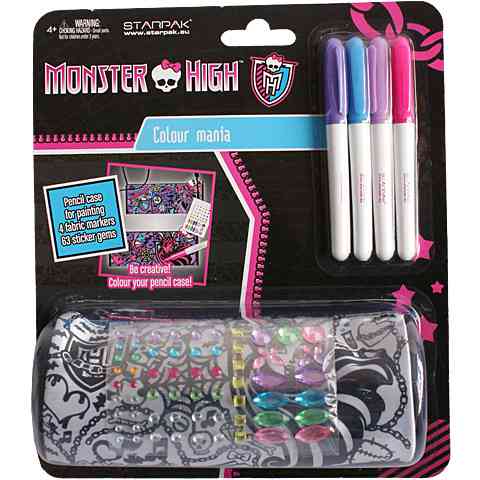 Color Me High Color Me Mine Monster High színezhető tolltartó ékszerekkel vásárlás a ...