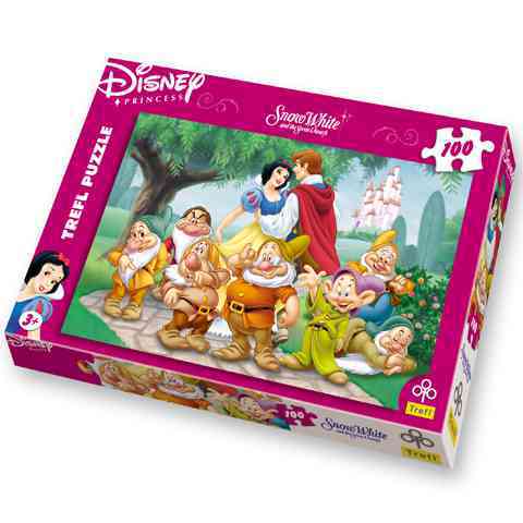 Hófehérke és a hét törpe 100 db-os puzzle - Trefl