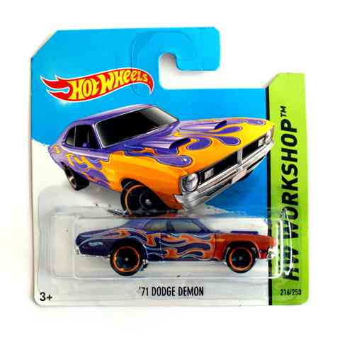 Hot Wheels 71 Dodge Demon Blanc #84 - Street Beast 1:64 - Neuf Boîte Fermée