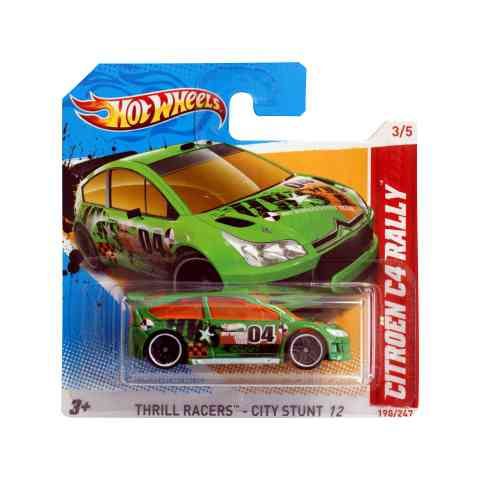 Hot Wheels Citroen C4 Rally '13 Die-Cast Car - 1:64 Scale, Yellow (91/250 Collection)
