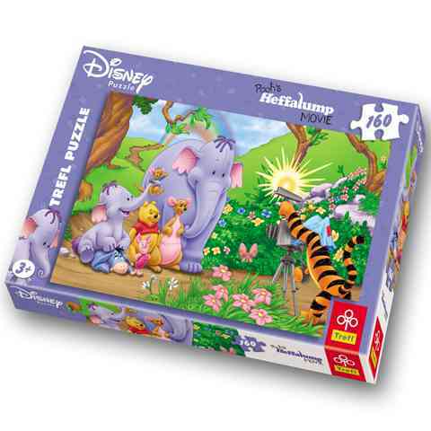 Micimackó és a Zelefánt csoportkép 160 db-os puzzle - Trefl