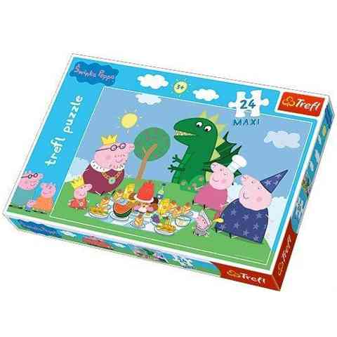 Peppa malac lakomája 24 db-os Maxi puzzle - Trefl vásárlás a Játékshopban