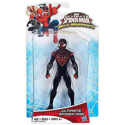 Figura Marvel Spiderman Web Warriors Titan Black con Ofertas en