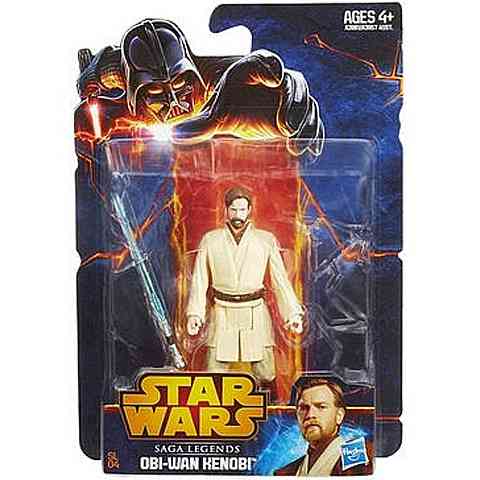 Figura Action Star Wars The Saga Collection - Obi-Wan Kenobi Con Custodia, 4+ Anni - 5