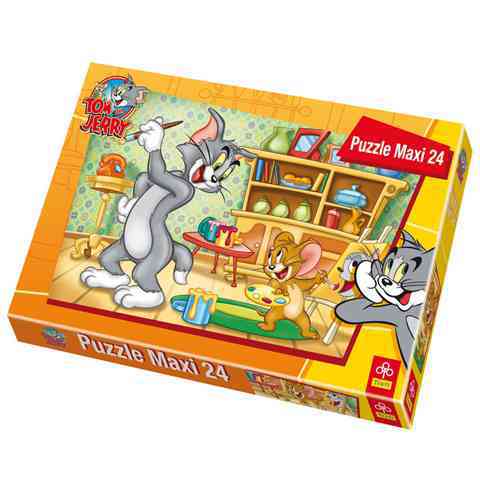 Maxi Puzzle Tom és Jerry - Tom portréja - Trefl
