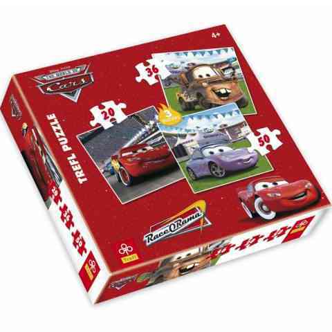 Verdák 3/1 három az egyben 20-36-50 db-os puzzle - Trefl