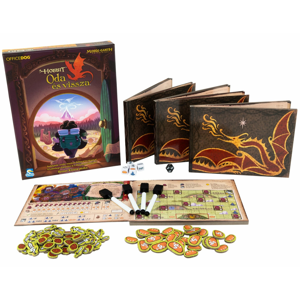 A hobbit - Oda és vissza társasjáték - 2. kép