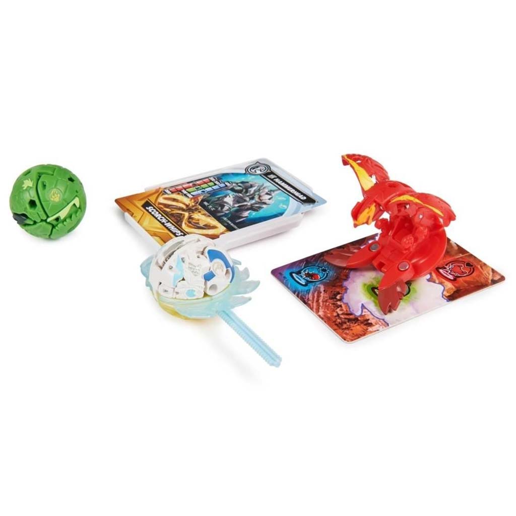 Spin Master Bakugan Battle Pack – Set Da 5 Figure: Special Attack Ventri, Dragonoid, Bruiser, Trox E Smoke, 6066988 - 4