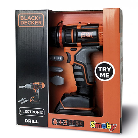 Simba Black+Decker Mega Center - Giocattolo Per Bambini, Set Da Lavoro Creativo