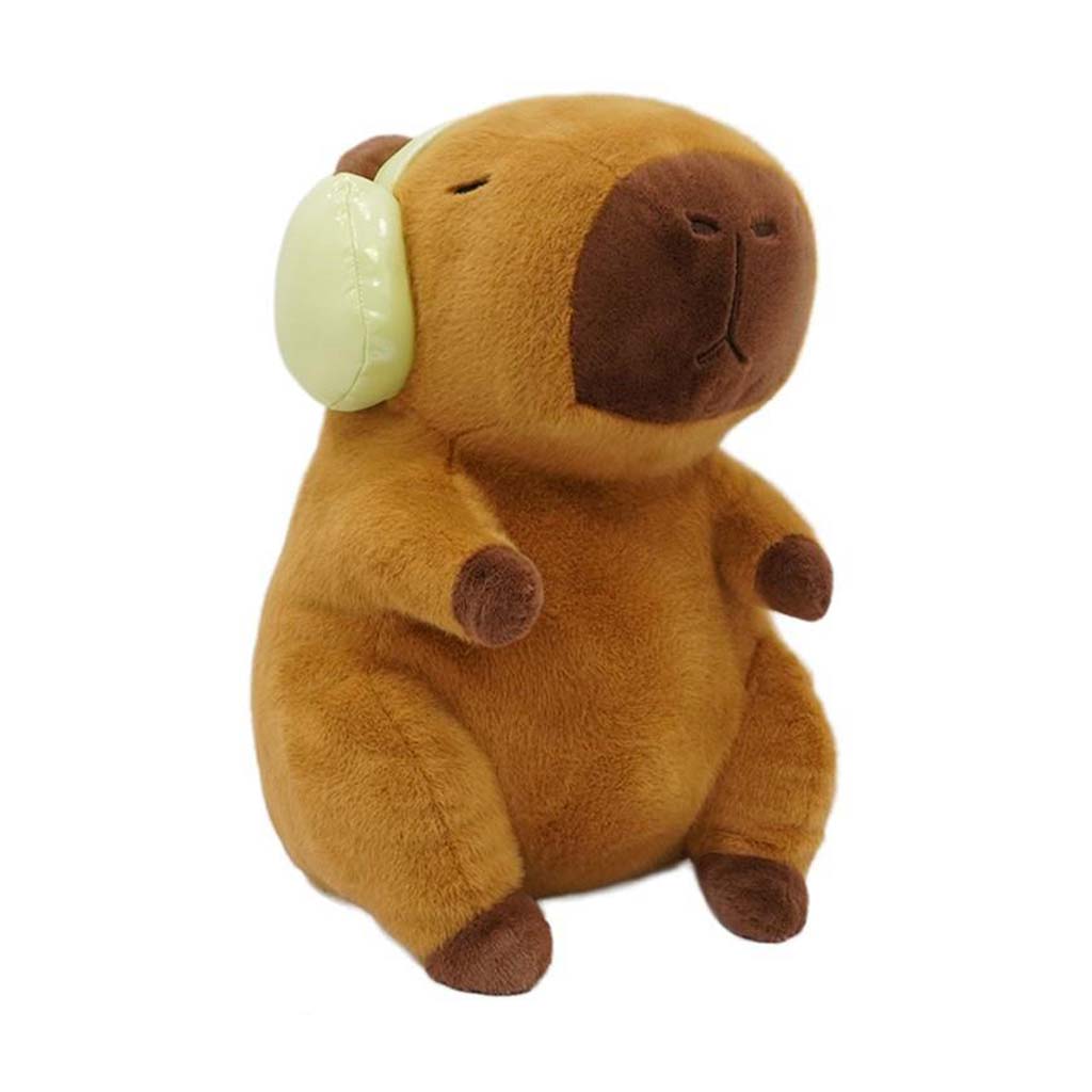 Luna: Capybara plüss fejhallgatóval 20cm