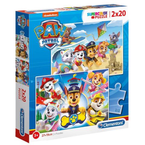 Clementoni Mancs őrjárat 2 az 1-ben 2x20db-os puzzle szett vásárlás a ...