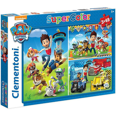 Mancs őrjárat Supercolor 3 az 1-ben puzzle 3x48db-os - Clementoni ...