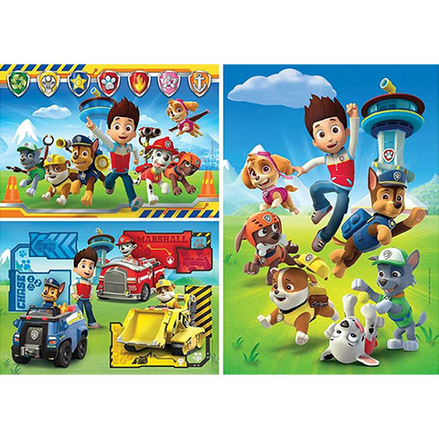 Mancs őrjárat Supercolor 3 az 1-ben puzzle 3x48db-os - Clementoni ...