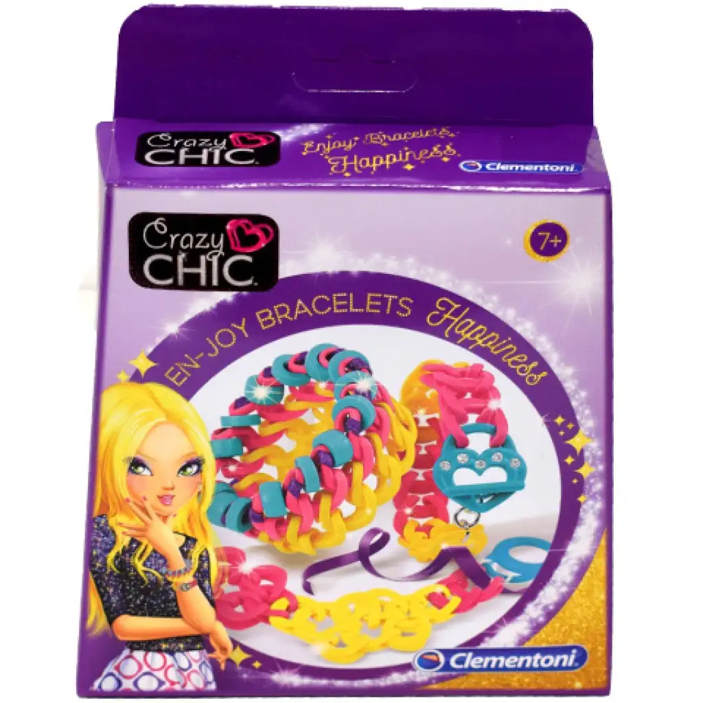 Crazy Chic Boldogság karkötő készítő szett - Clementoni