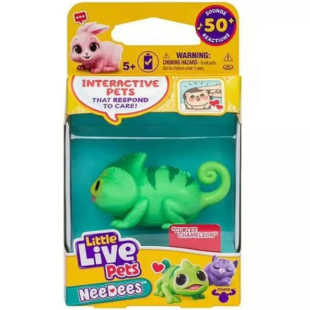 Little Live Pets: Needees Gyűjthető kiskedvencek - Curlee kaméleon