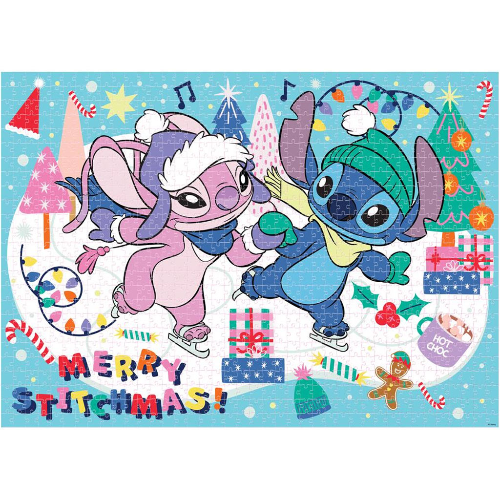 Luna: Stitch karácsonyi adventi naptár 1000 db-os puzzle - 3. kép