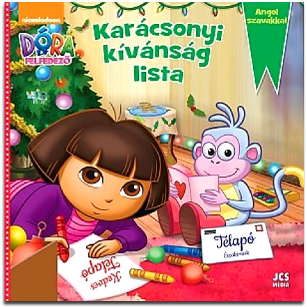 Dóra a felfedező: Karácsonyi kivánság lista mesekönyv