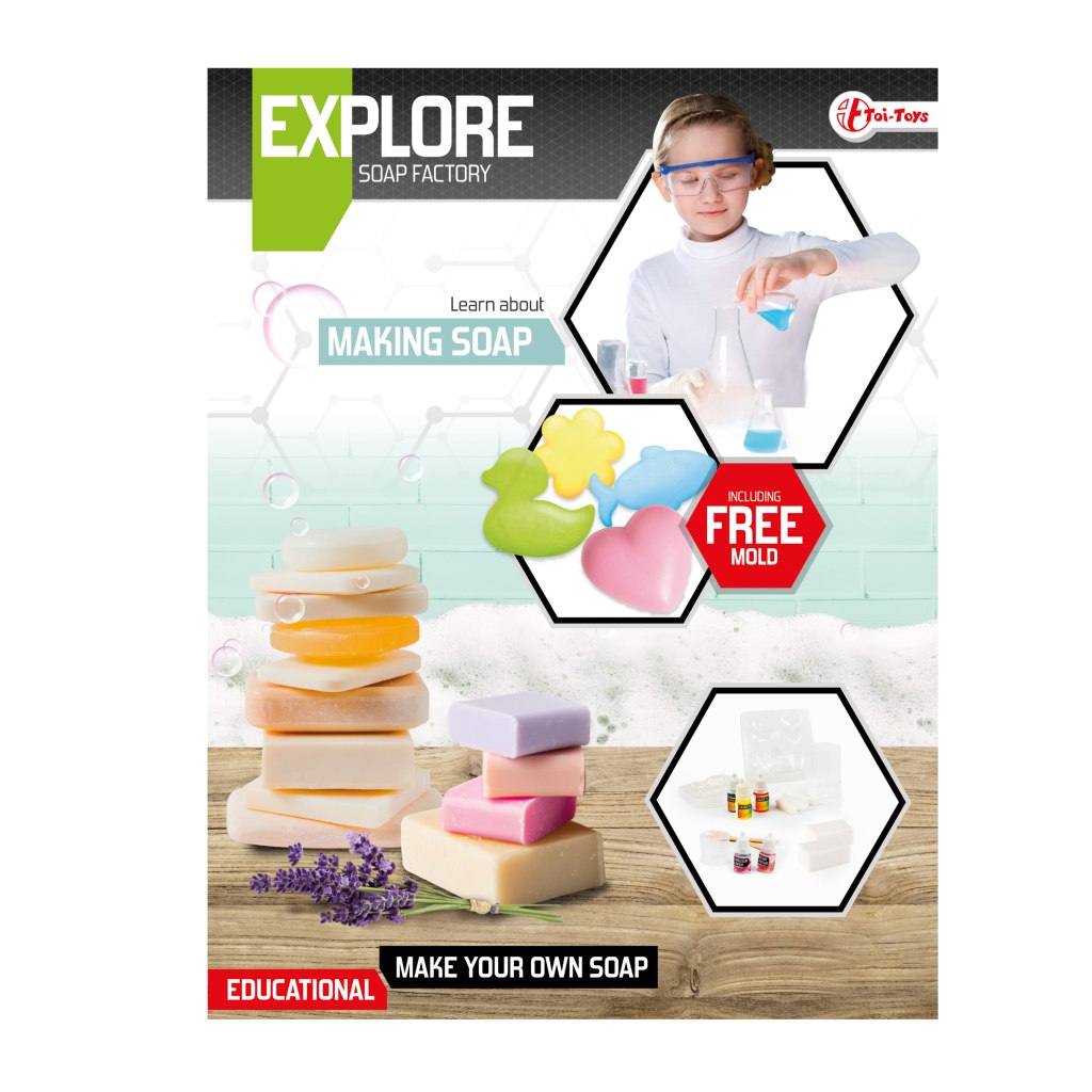 Explore Factory Szappankészítő tudományos szett vásárlás a Játékshopban