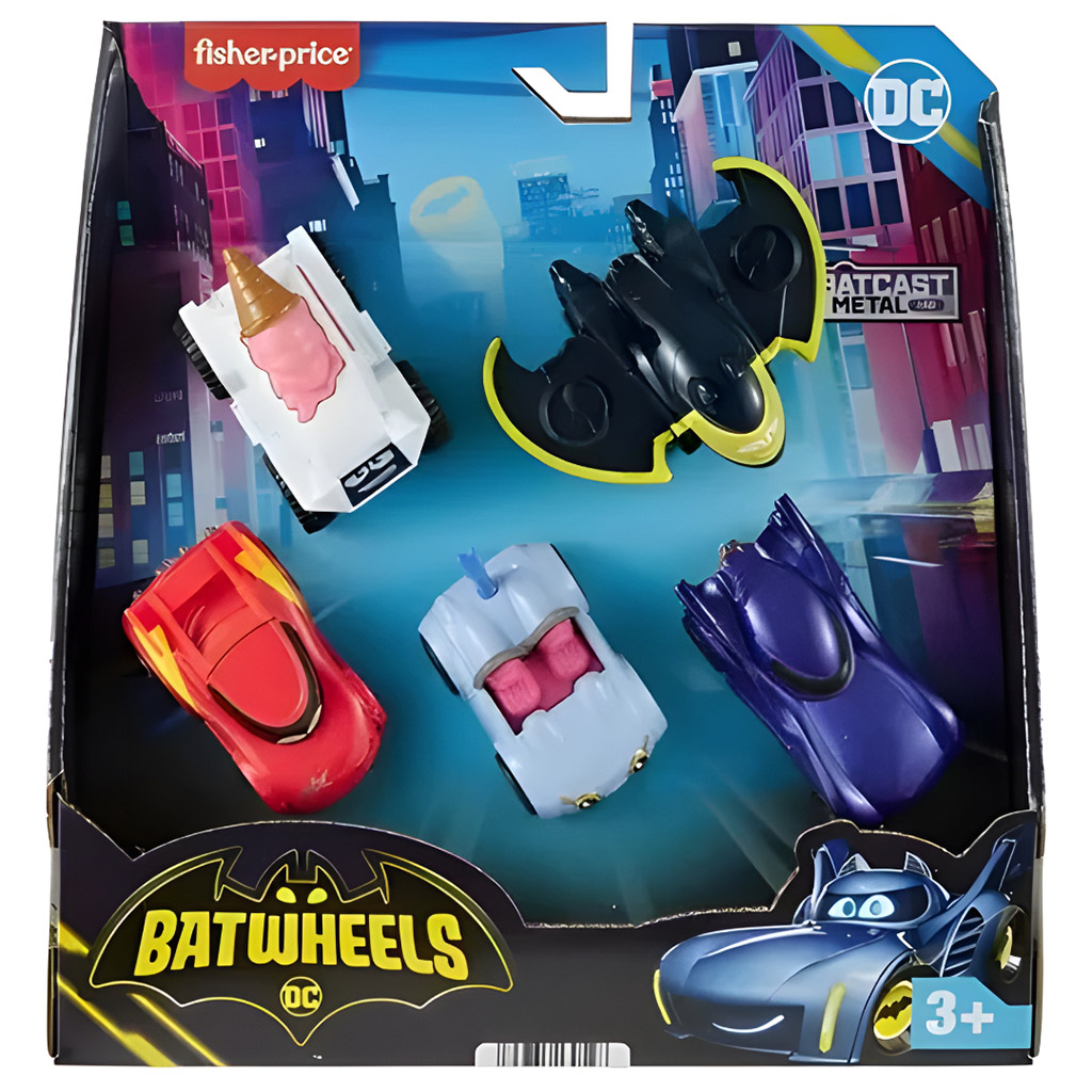 Fisher-Price Batwheels – Voiture échelle 1:55, Modèle Surprise Assorti, Collector Pour Fans Batman
