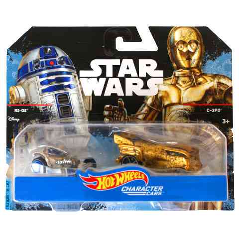 Hot Wheels Star Wars R2-D2 - Modèle 1/64, Carte Bleue, Occasion (blister Fermé)