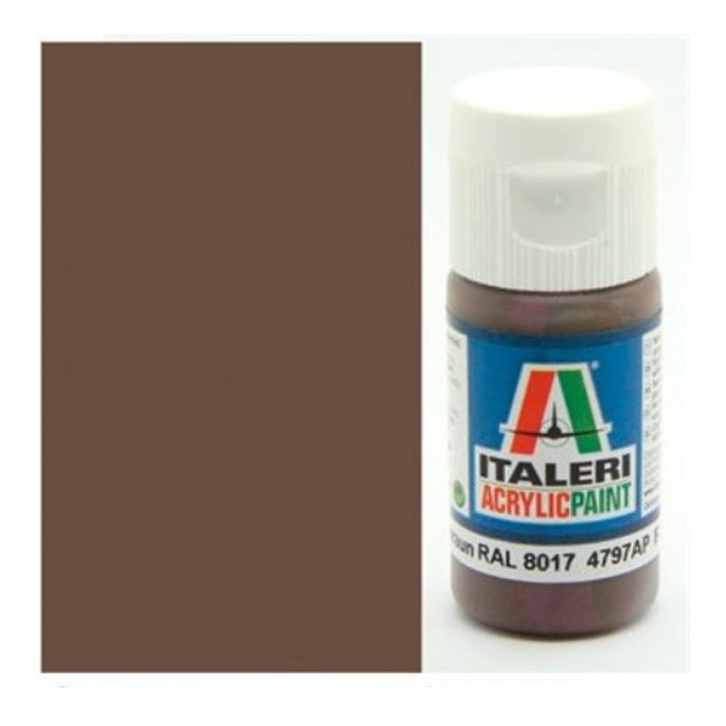 Mig Jimenez ATOM COLOR Acrylfarbe – Schokabraun (RAL 8017), Für Modellbau & Miniaturen