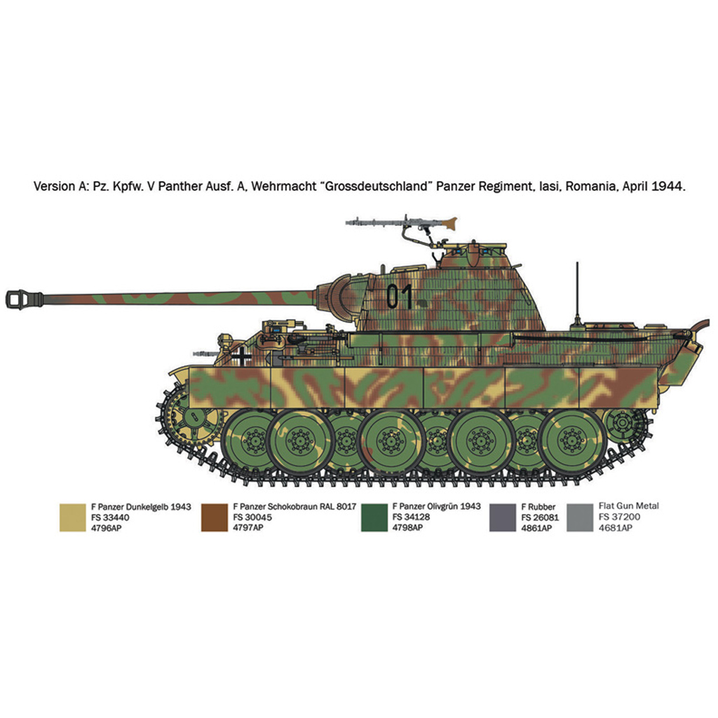 Cobi 2511 PzKPFW. V Panther Ausf. A - Speed Build Review - DE