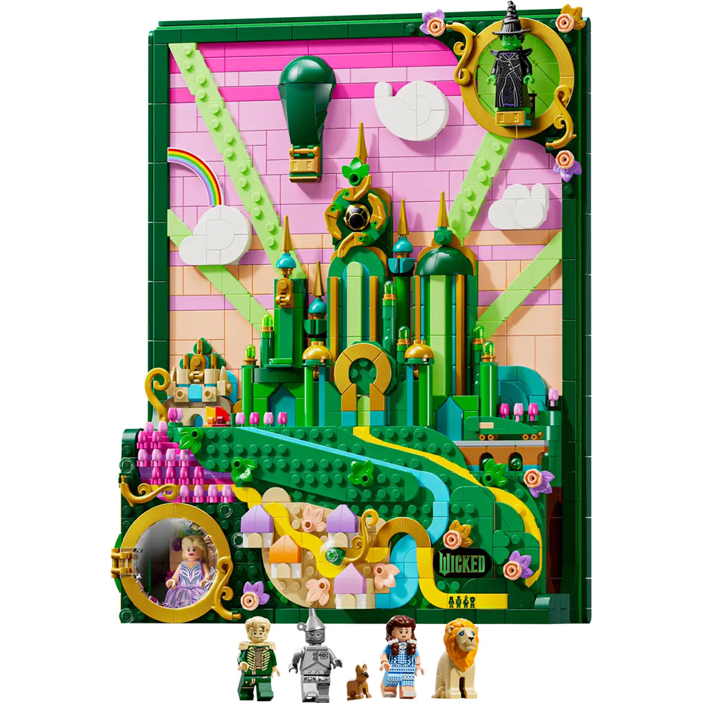 LEGO® Wicked Emerald City fali dekoráció (76585) vásárlás a Játékshopban