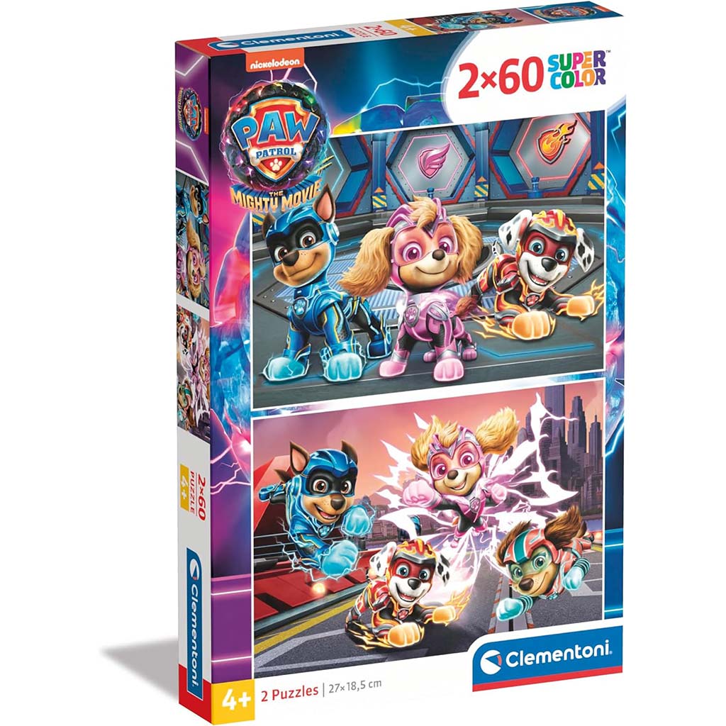 Mancs Őrjárat 2x60db-os Supercolor puzzle - Clementoni vásárlás a ...