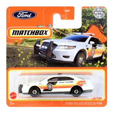 3 Voitures De Police Matchbox - Ford Explorer, Interceptor, Chevy Blazer - Neufs