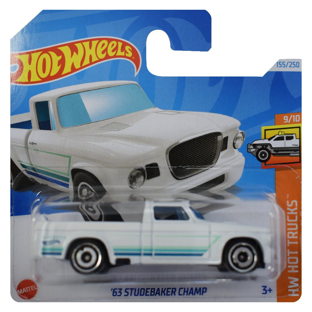 Hot Wheels ’63 Studebaker Champ kisautó 1/64es méretarány Mattel