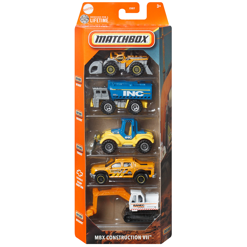 Matchbox MBX Construction VII kisautók 5db-os szett - Mattel vásárlás a ...