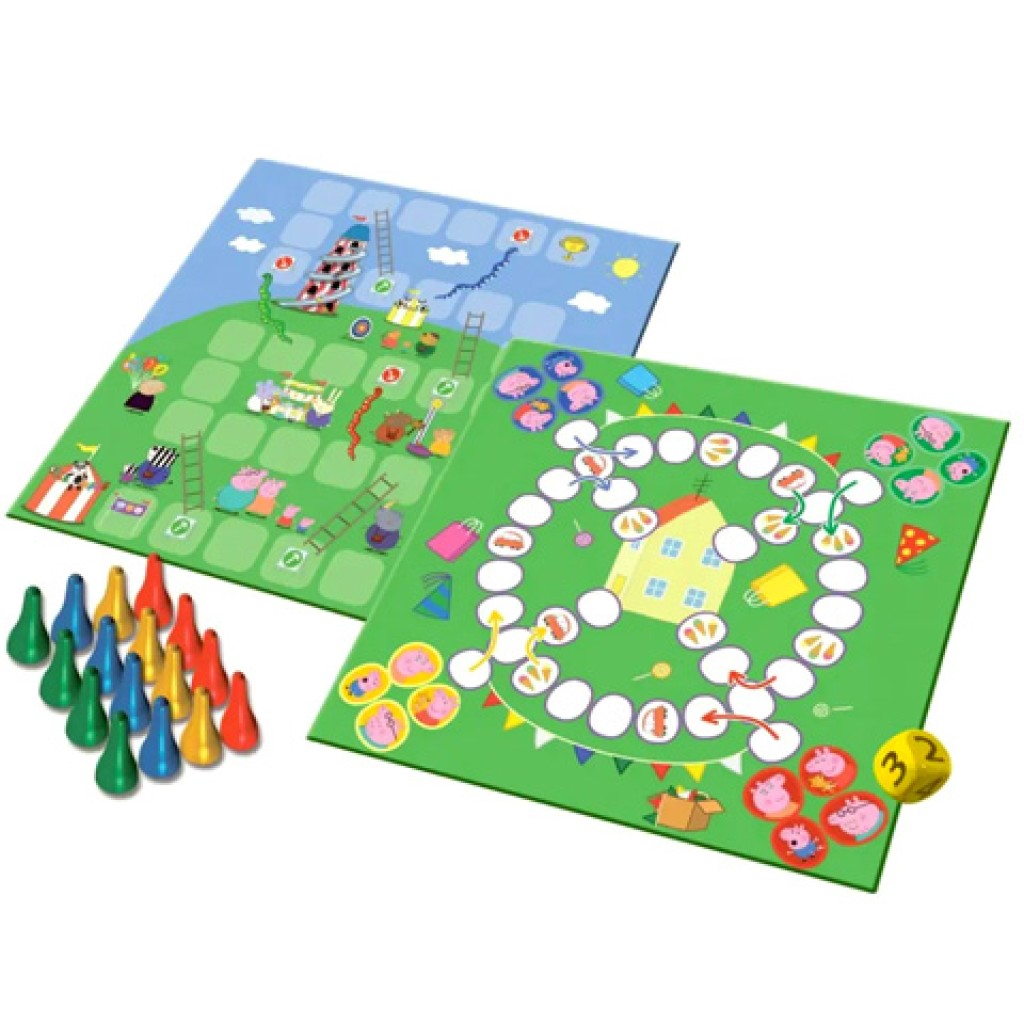 Peppa malac 2 az 1-ben társasjáték szett - Trefl - 2. kép