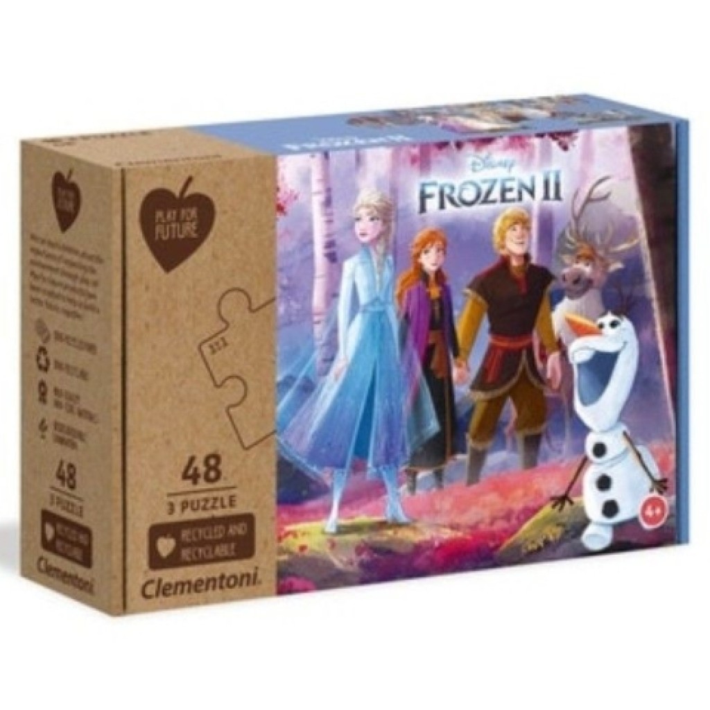 Play for Future Disney Jégvarázs 2 3x48db-os puzzle - Clementoni ...